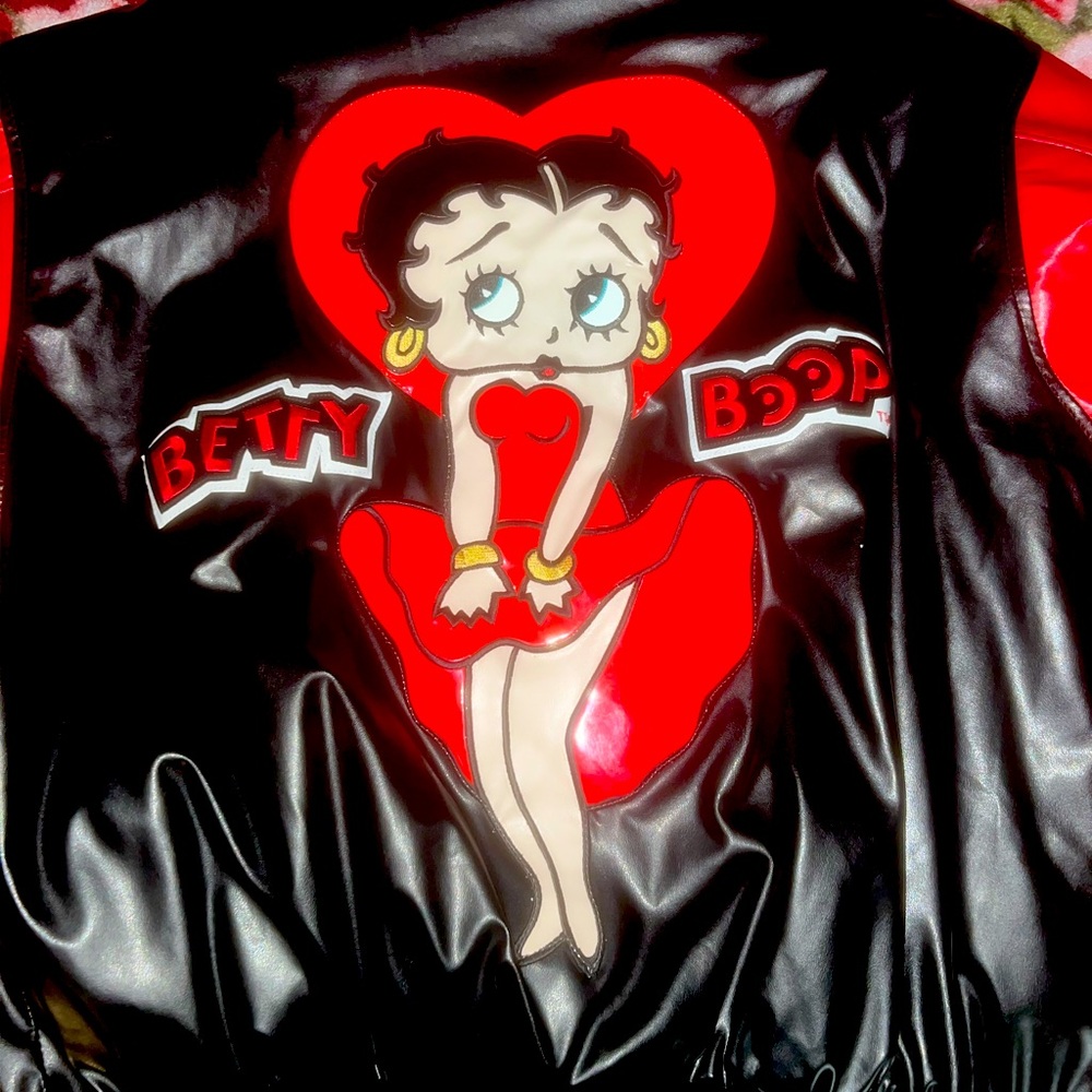 Leather Puffer Jacket - image 1